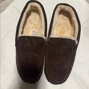 Brown Suede Men's Slippers sizeUS 12 , 46 EU